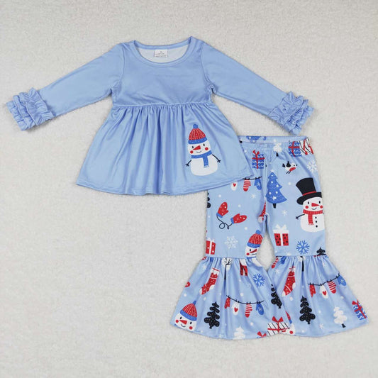 Christmas snowman clothing set