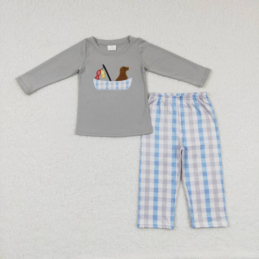 baby dog fishing hunting clothing set