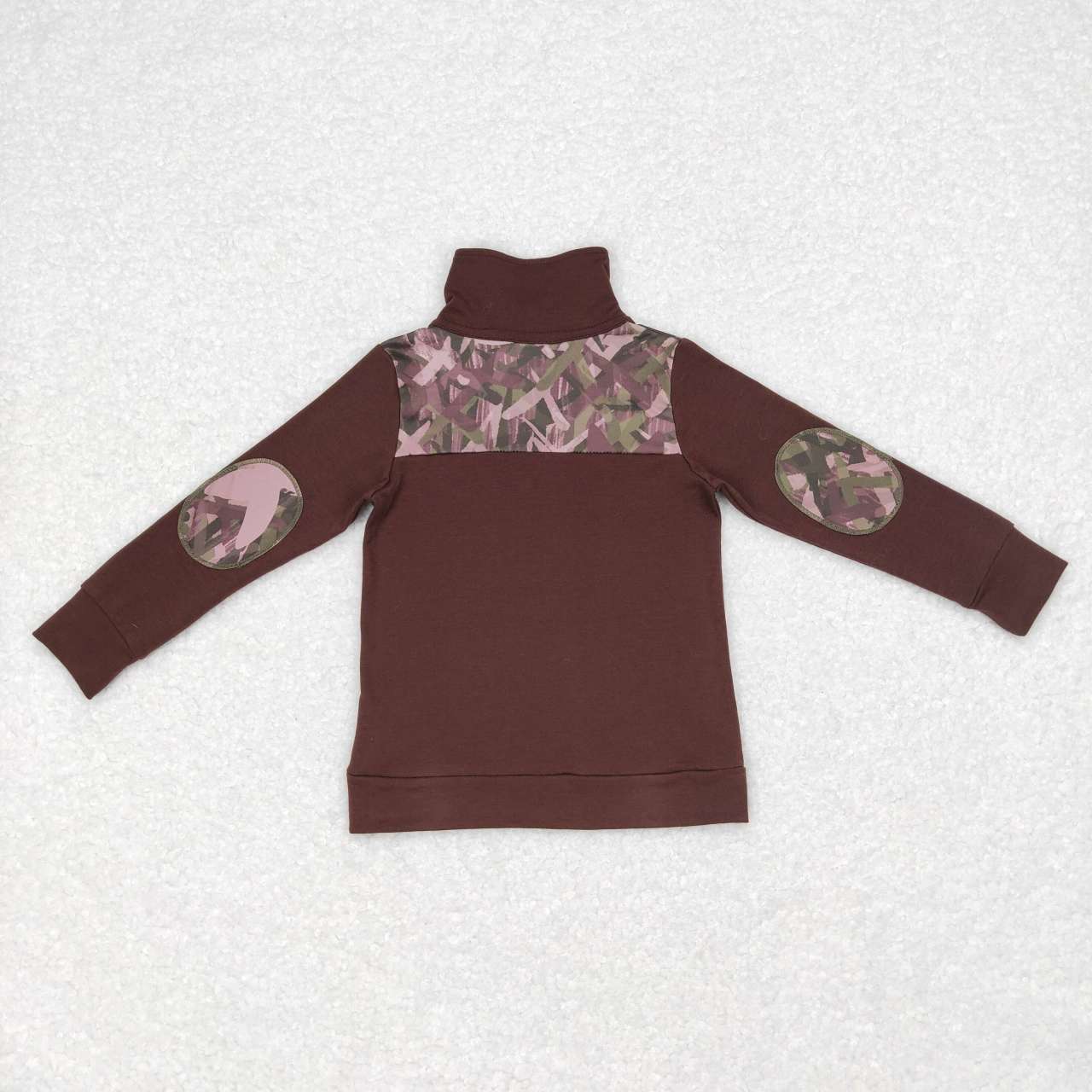 infant baby boy long sleeve camo pullover top
