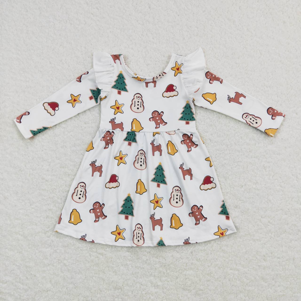 Christmas tree gingerbread snowman dress