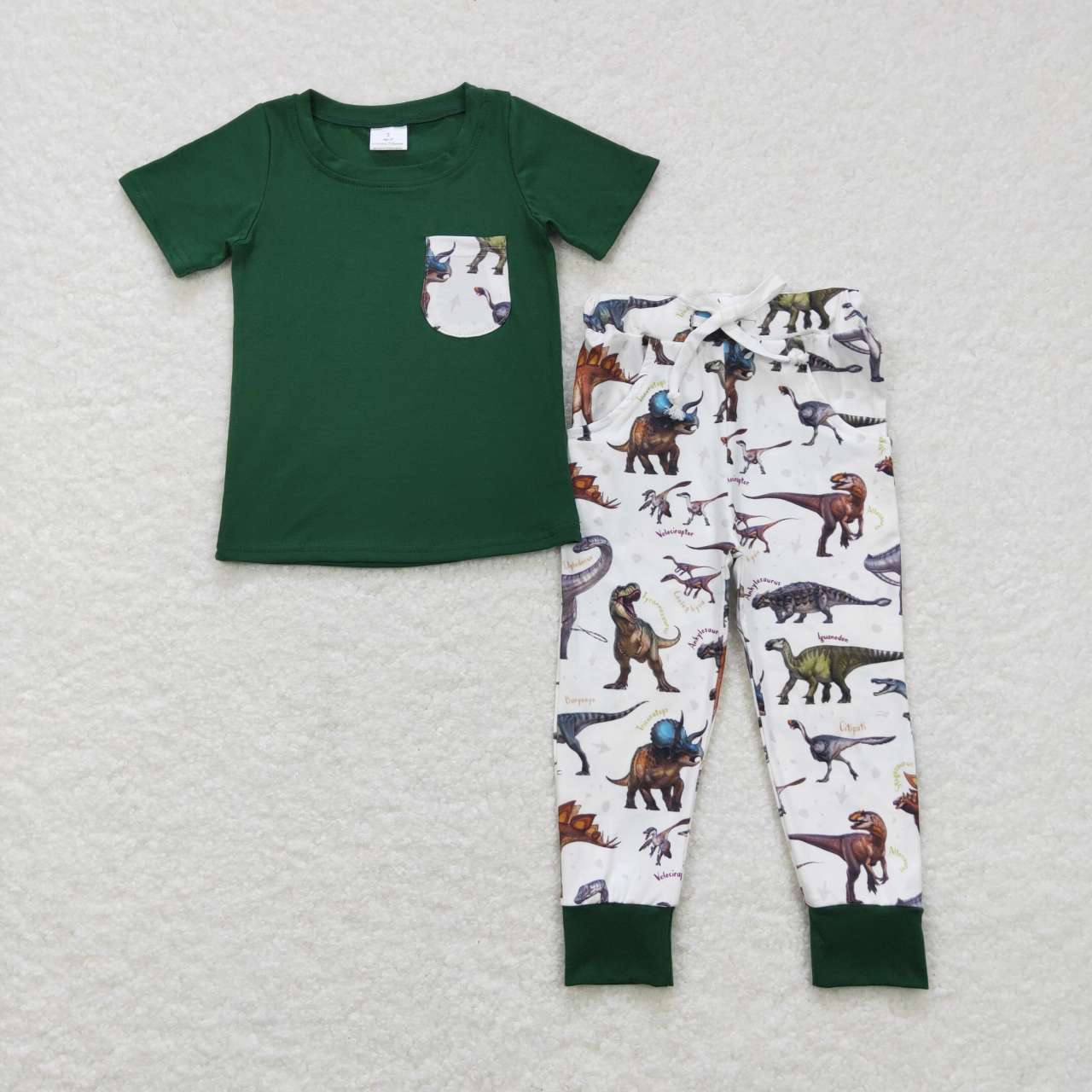 baby boy animal dinosaur print clothing set