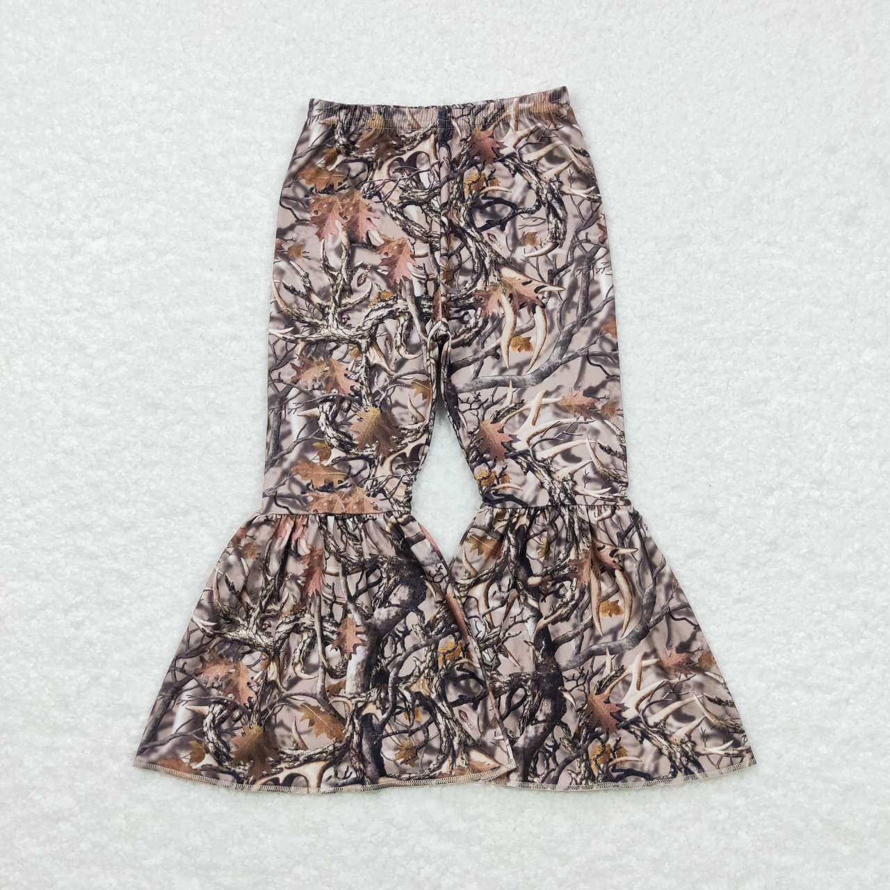 kids camouflage milk silk bell bottoms