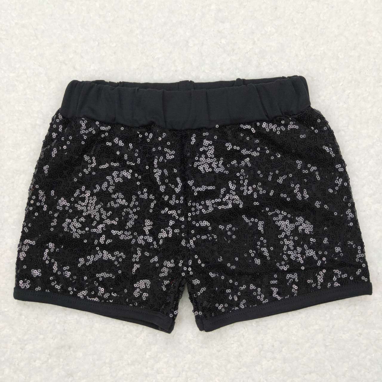 black sparking sequins shorts