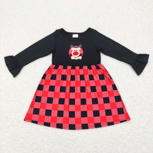 Baby girls Christmas reindeer dress