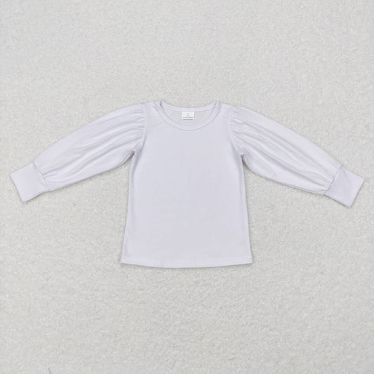 baby girls white cotton t-shirt top