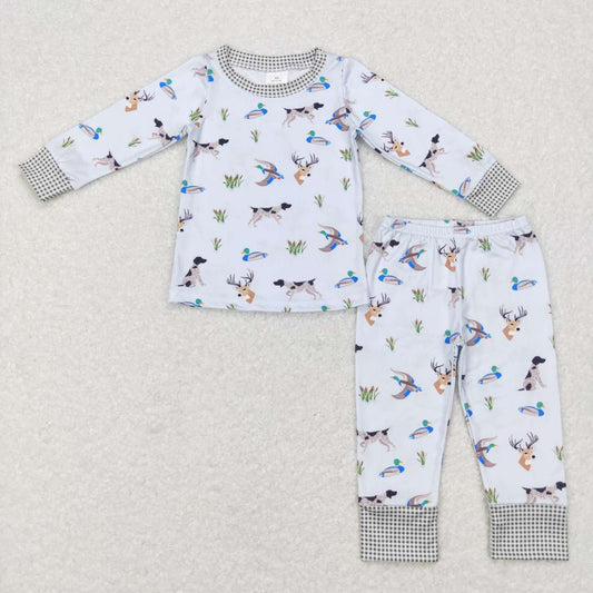 baby boy duck reindeer dog hunting outfit