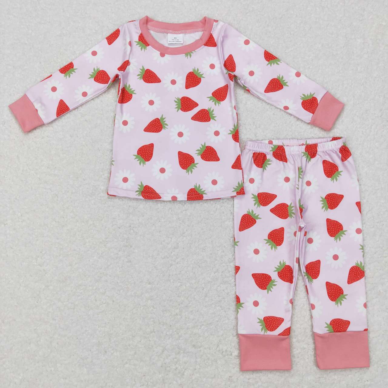 baby girls strawberry clothing set