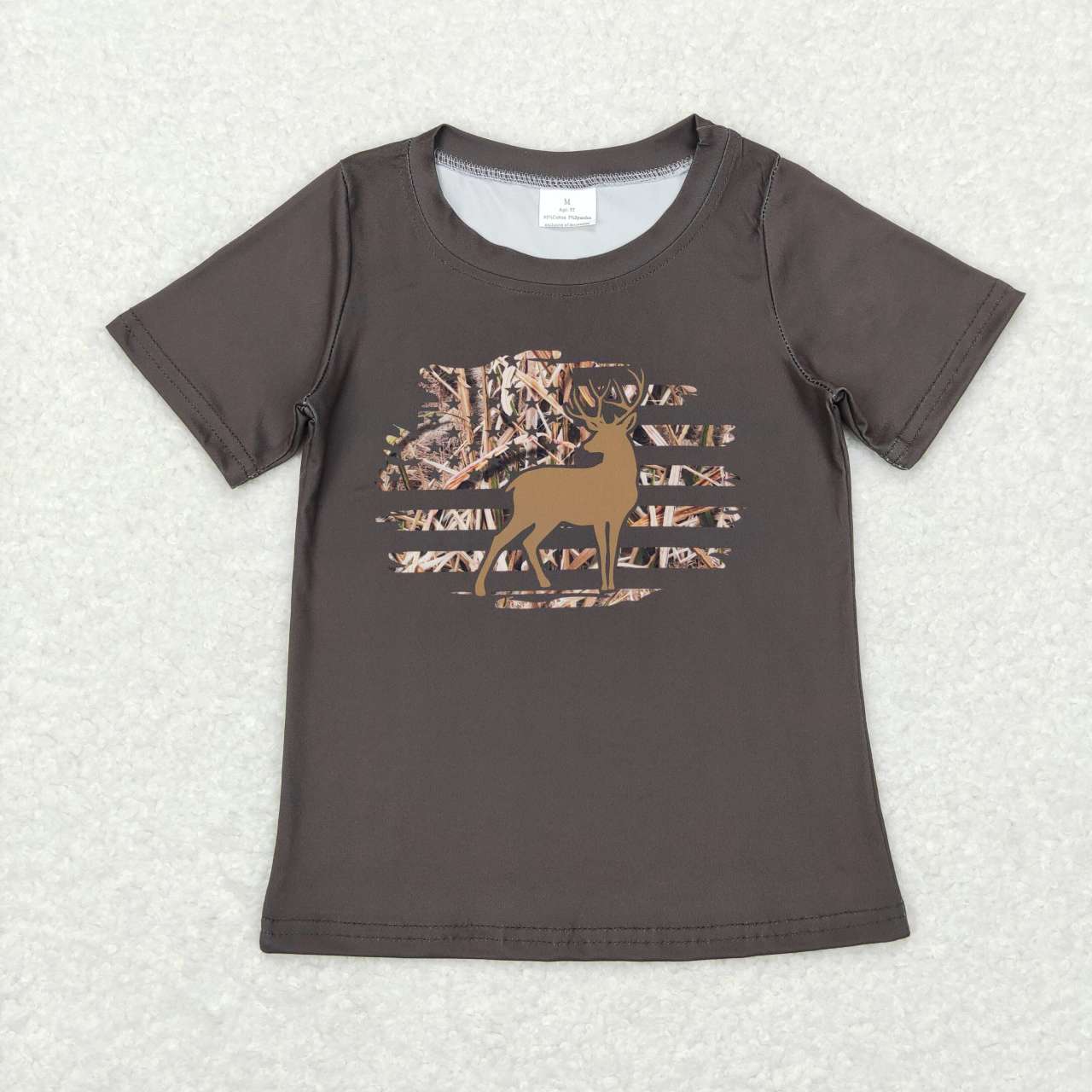 baby boy reindeer hunting t-shirt top