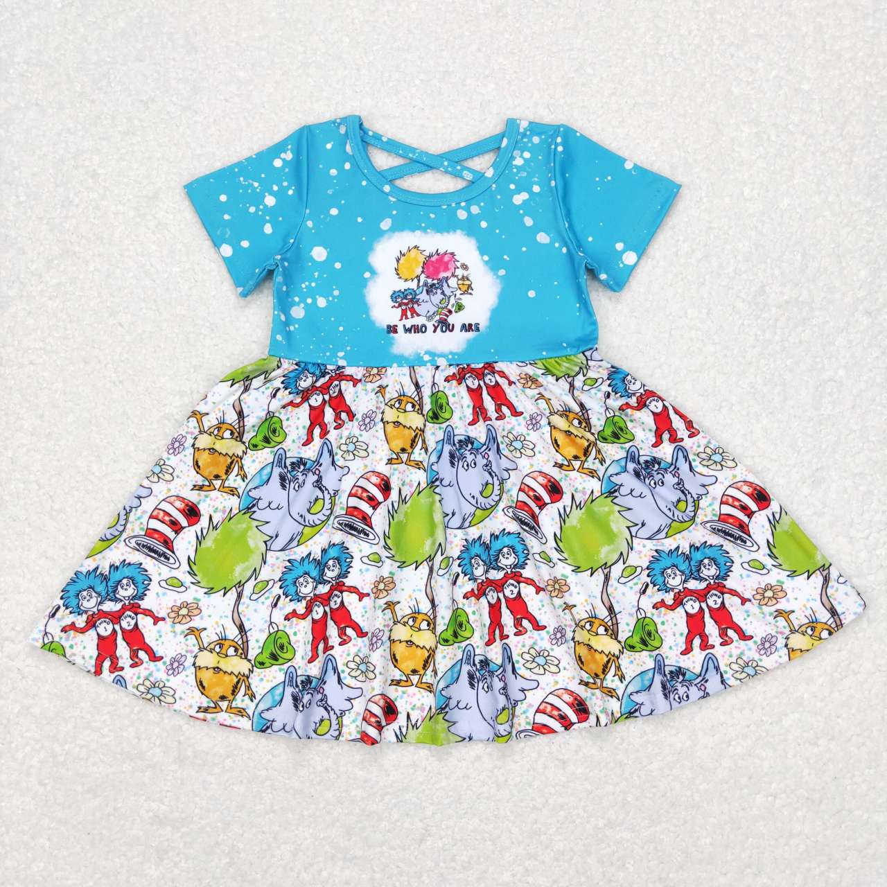 baby girls dr design short sleeve dress