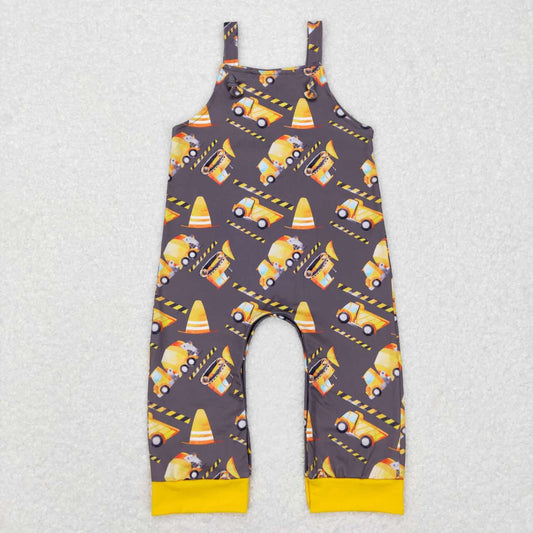 toddle boy construction romper