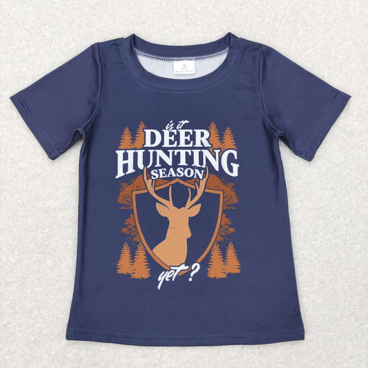 deep hunting season baby boy short sleeve t-shirt top