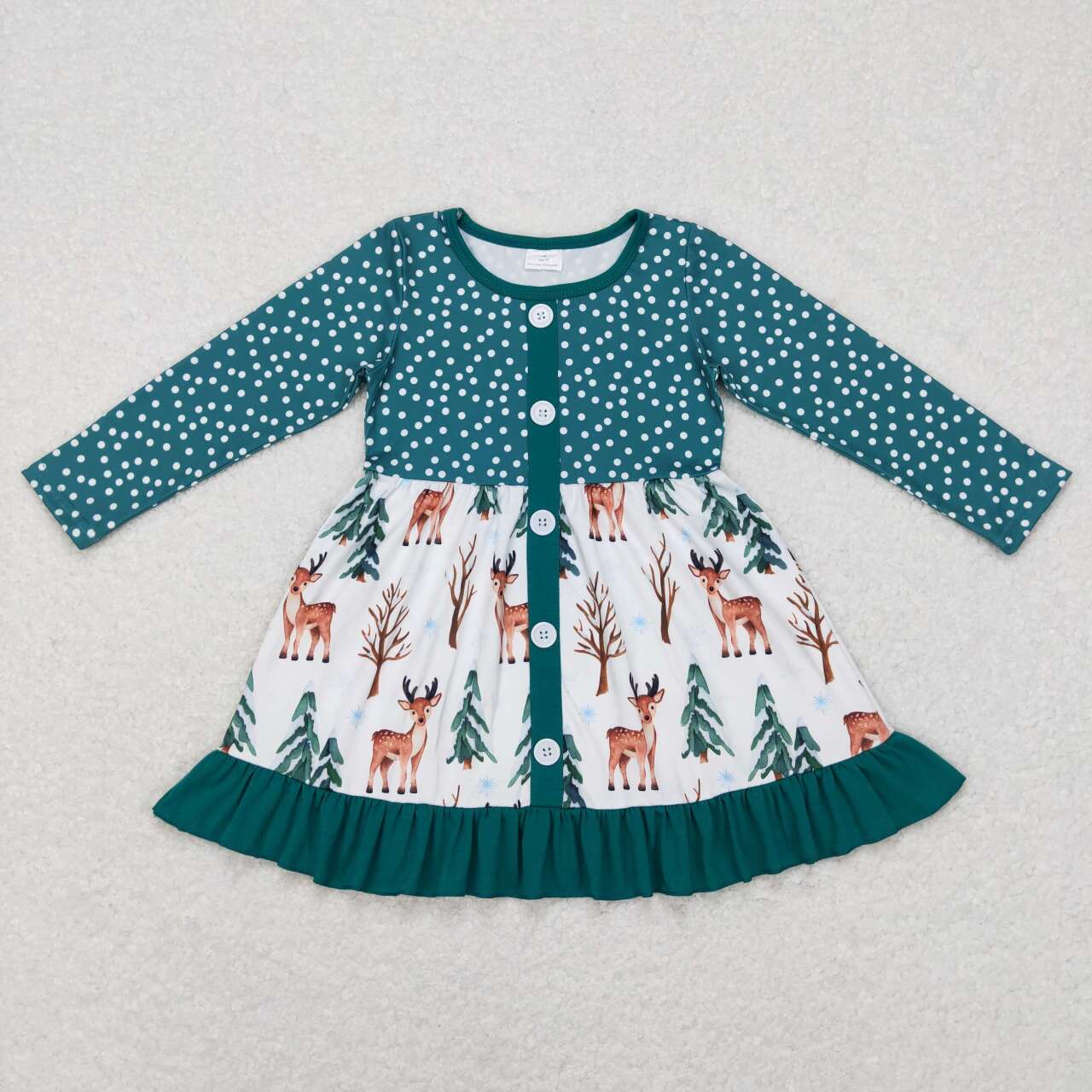 Christmas reindeer tree fall winter dress