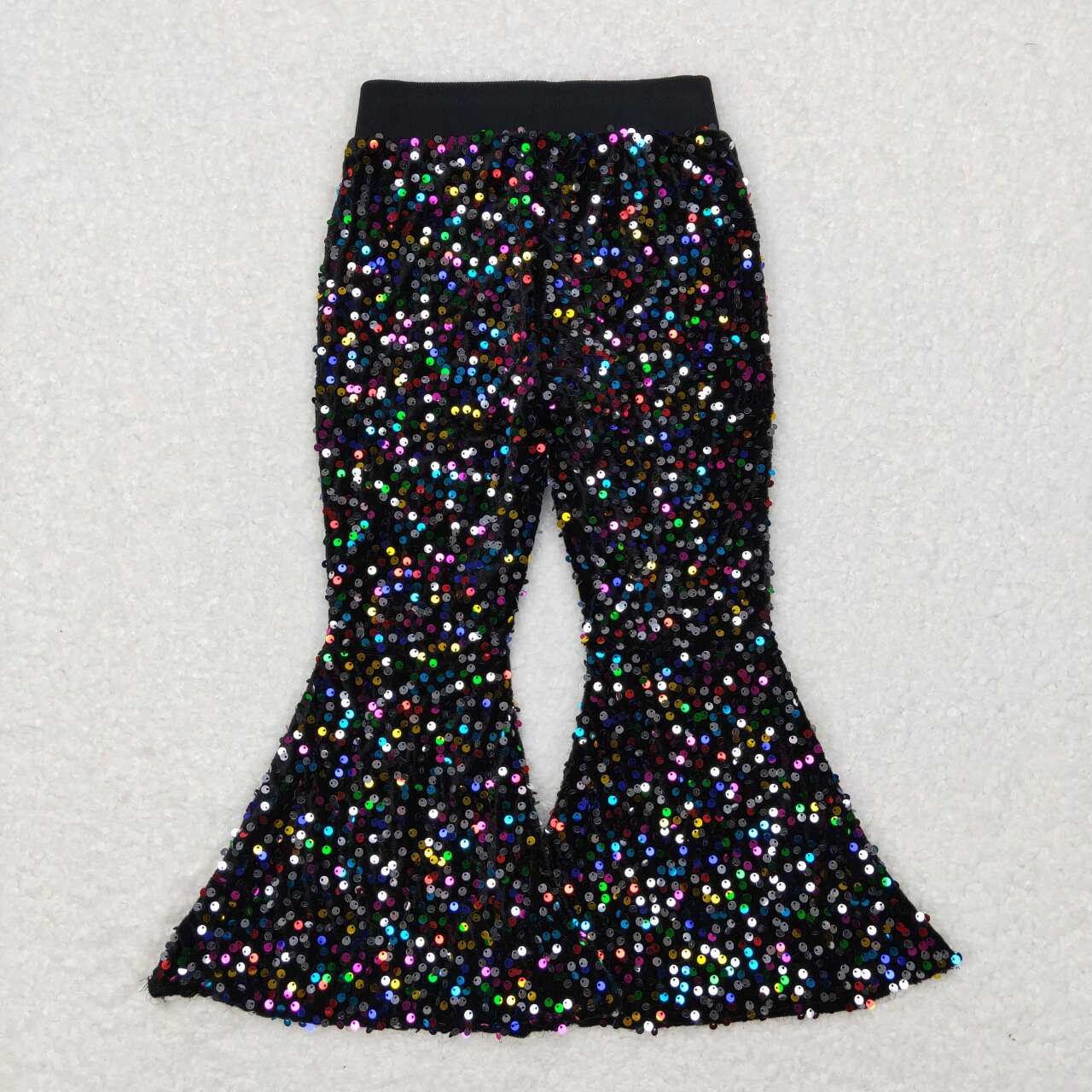 Girls colorful sequins bell bottoms