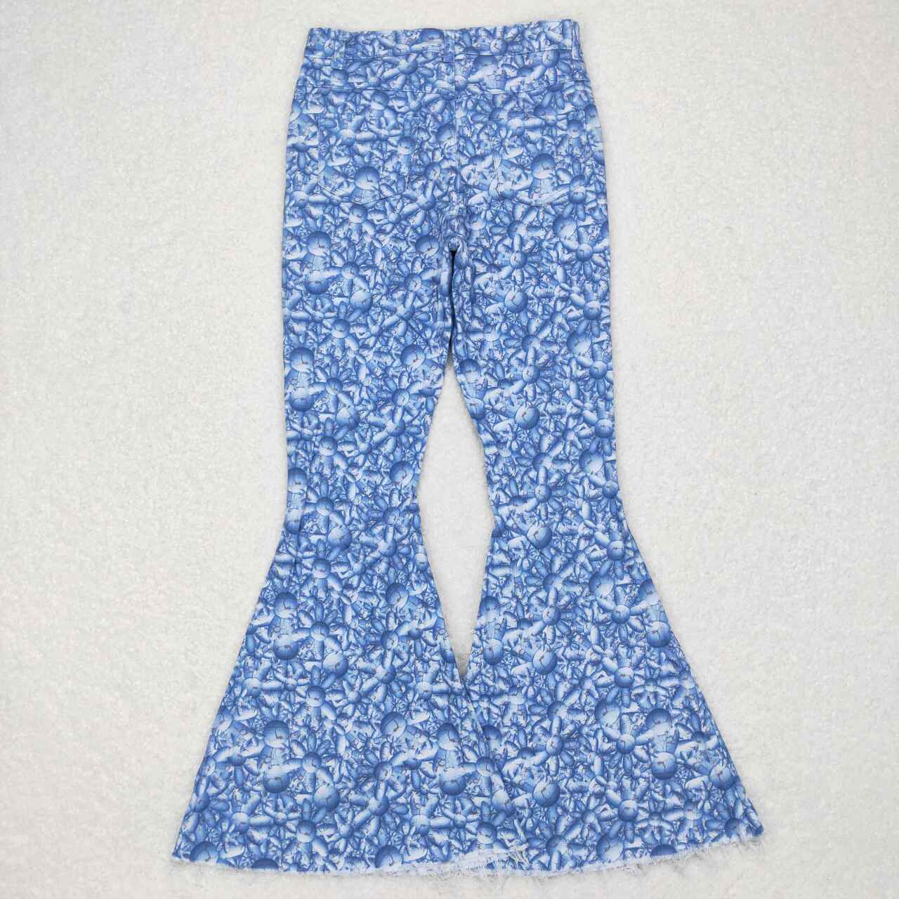 Adult women blue jeans bell bottoms