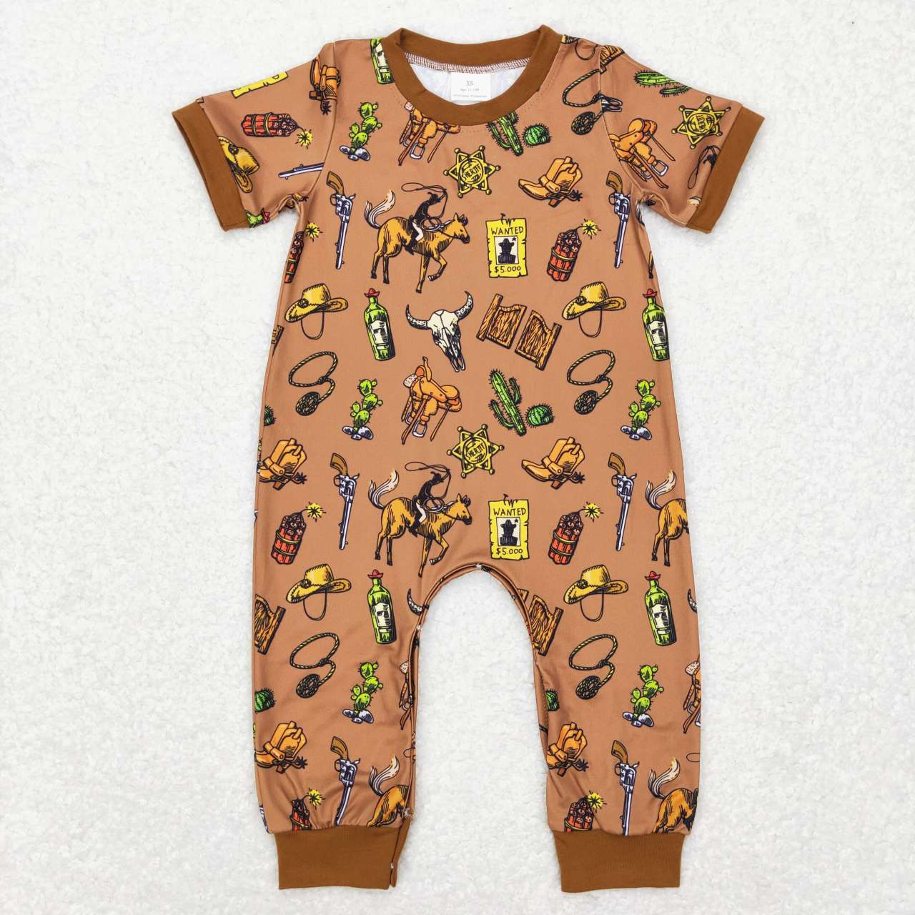 cowboy western romper