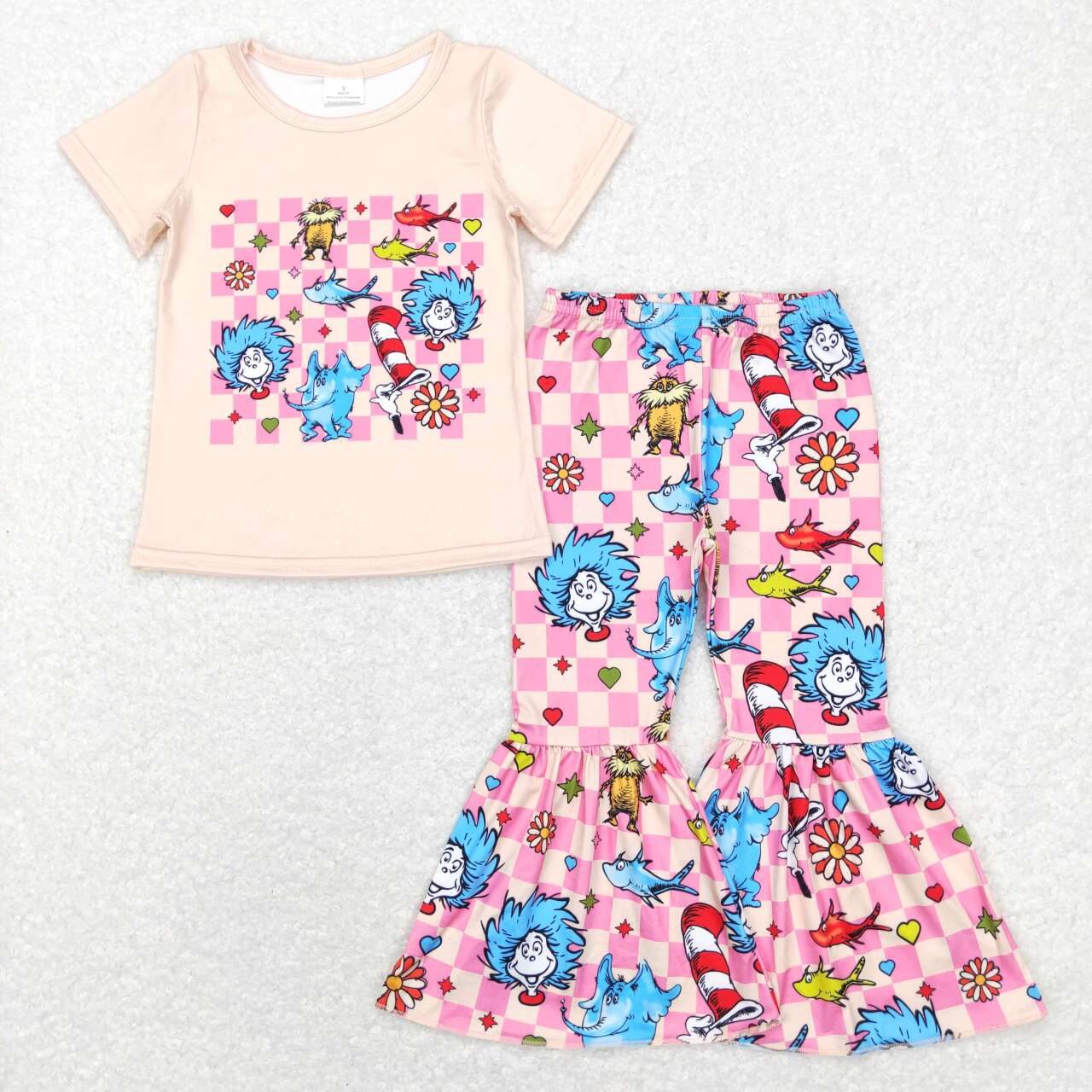 baby girls dr short sleeve top matching pants outfit