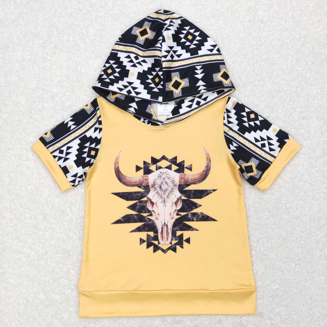 western cow short sleeve top