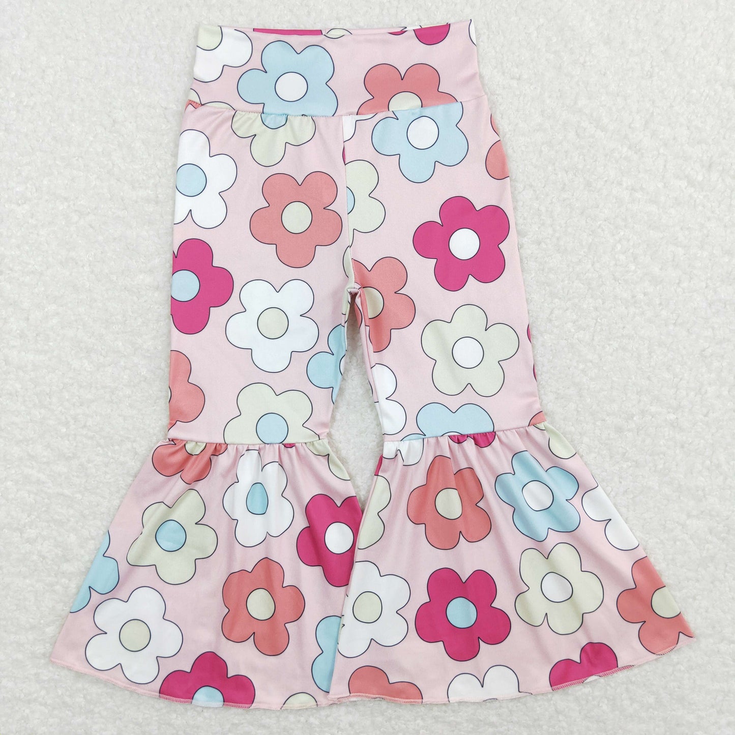 flower girls milk silk bell  bottoms