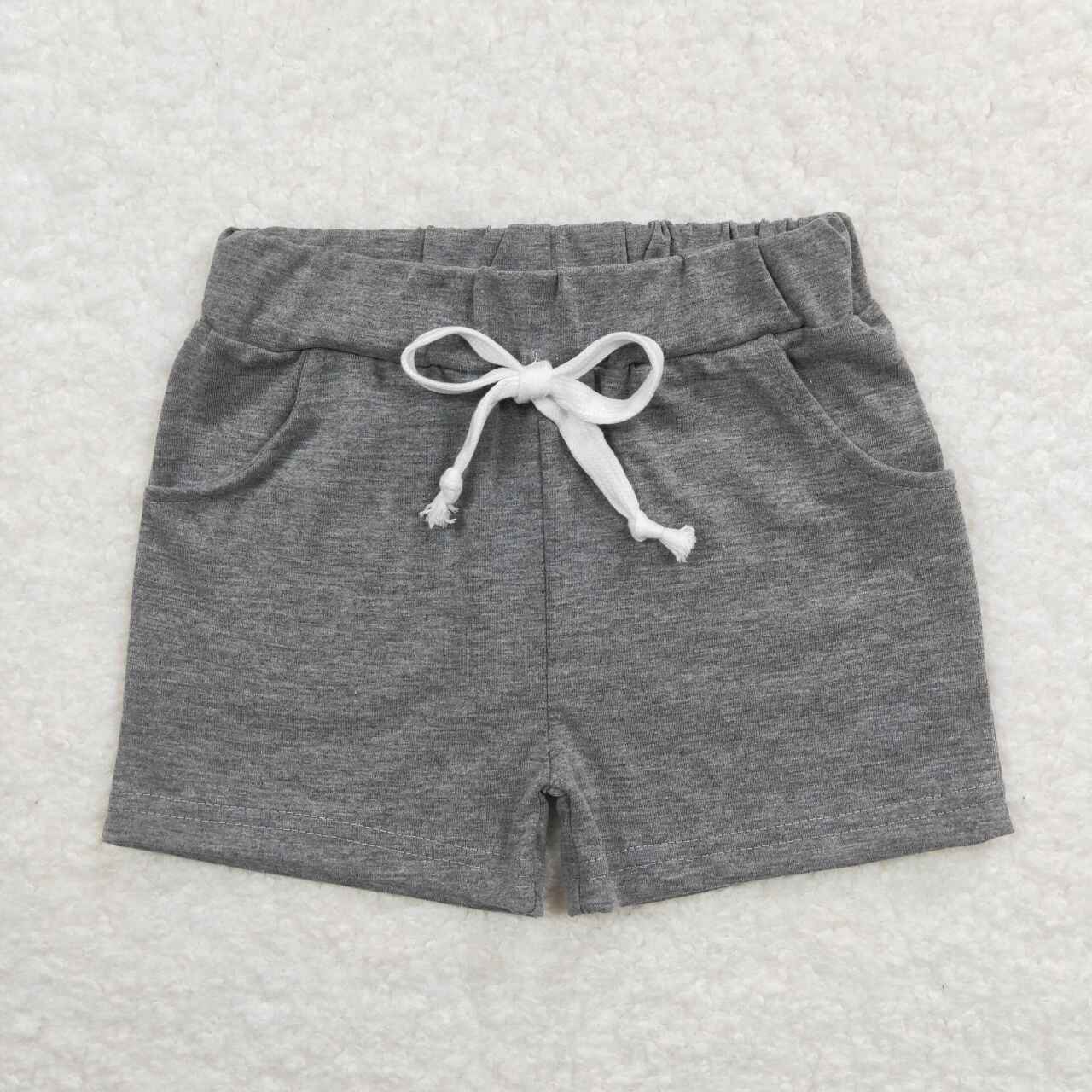 baby girls  grey cotton shorts