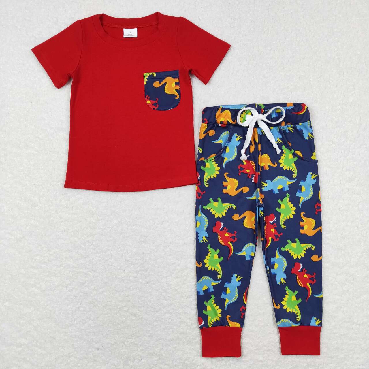 baby boy dinosaur animal print clothing set