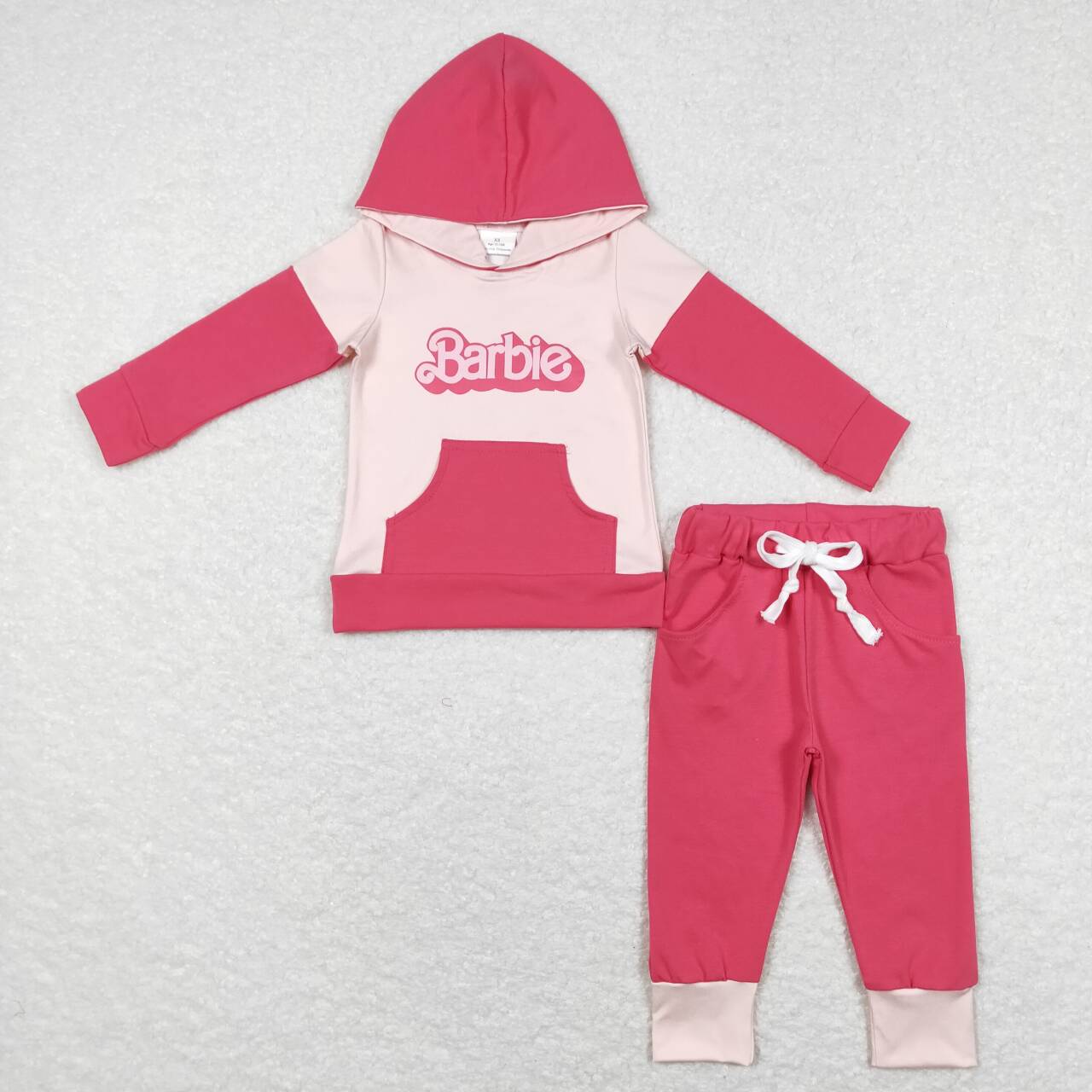 pink doll girls long sleeve spring fall hoodie outfit