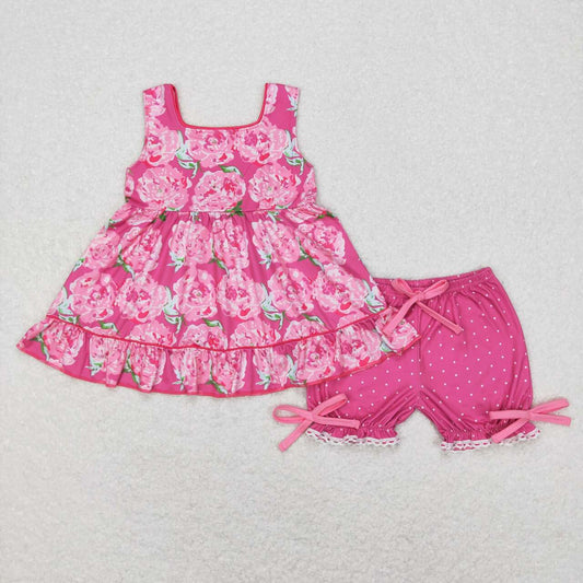 baby girls floral spring clothing set