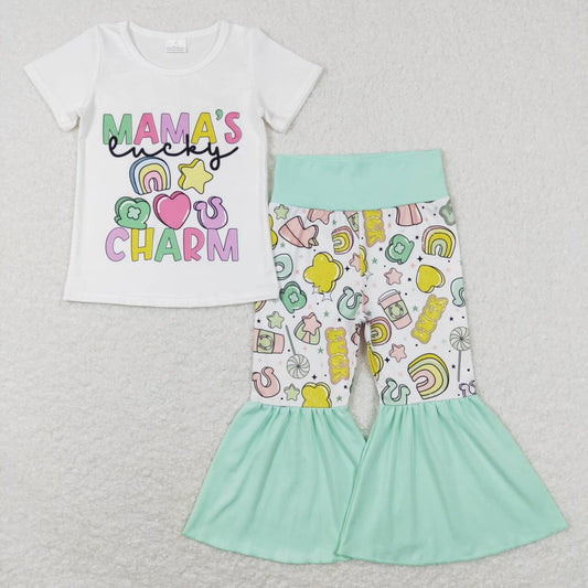 Mama's Charm Saint Patrick's Day clothing set