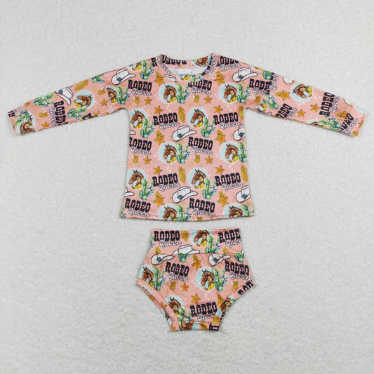 cowgirl rodeo western bummies set
