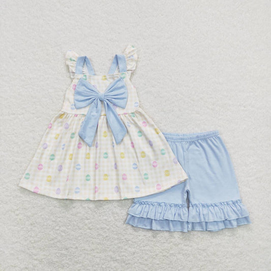 Easter egg baby girls outfit