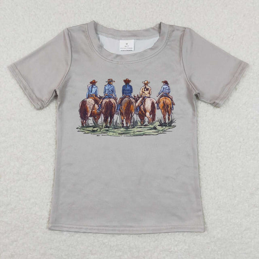 cowboy baby boy short sleeve shirt