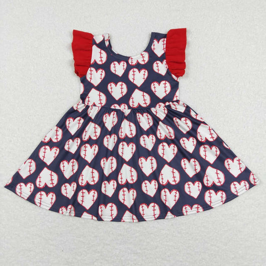 Valentines day heart print dress