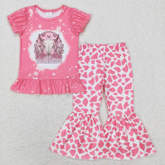 Darling valentines day bell bottoms outfit