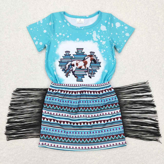 western horse top aztec tassel skirts western outfit