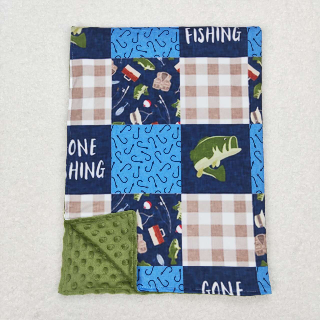 gone fishing toddlers hunting blanket