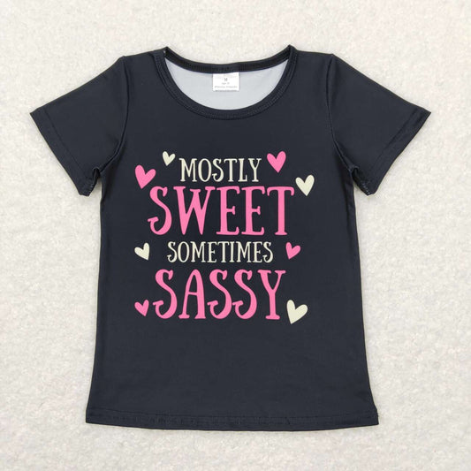 Mostly sweet valentines day short sleeve shirt