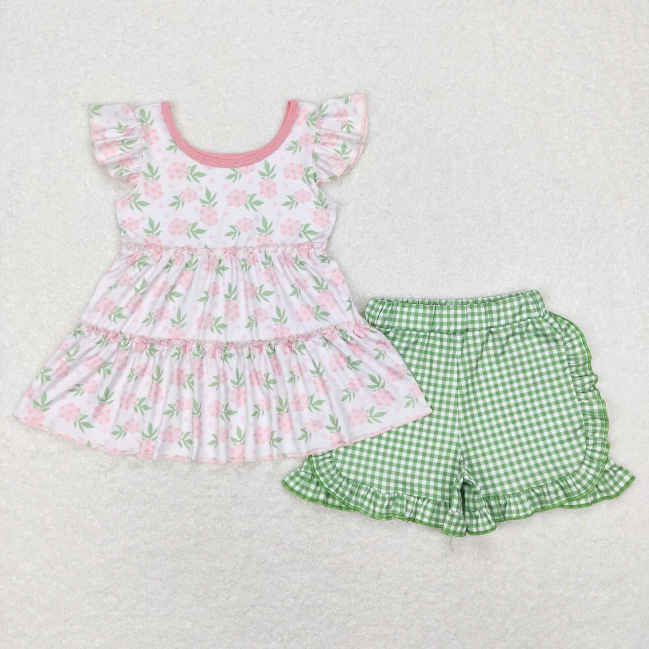 toddle baby girls floral boutique summer outfit