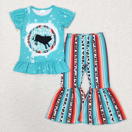 western rodeo cowgirl bell bottoms pants outfit