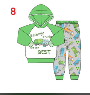 baby boy long sleeve hoodie set