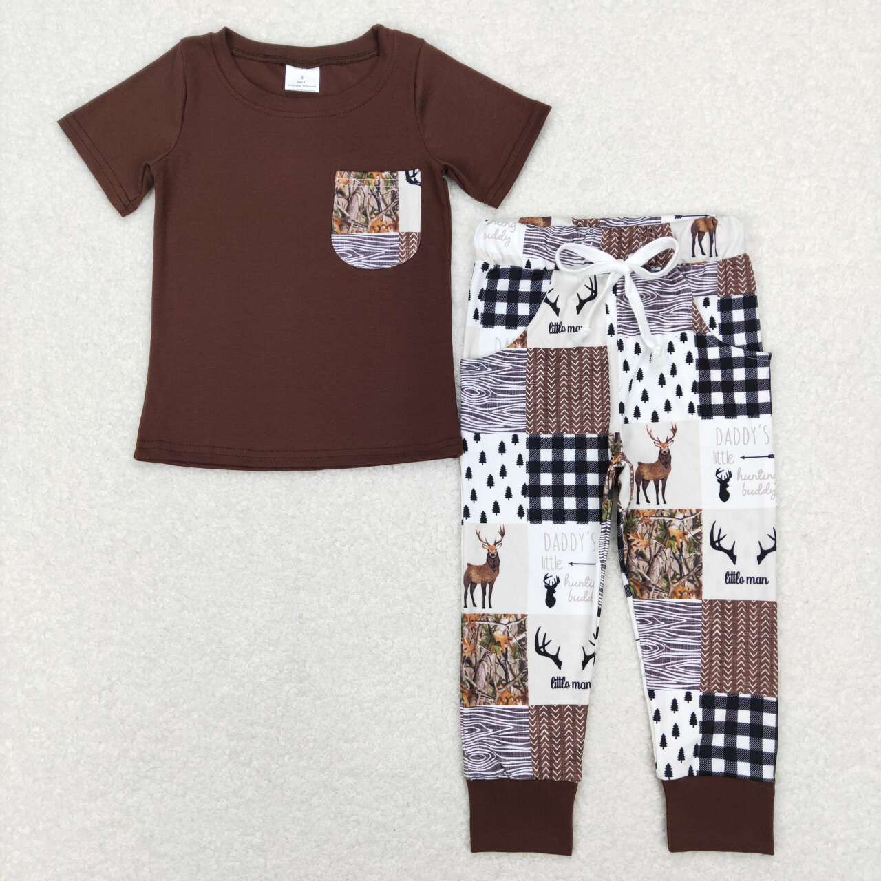 Daddys hunting buddy clothing set