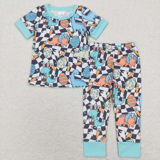 baby boy easter egg dinosaur outfit