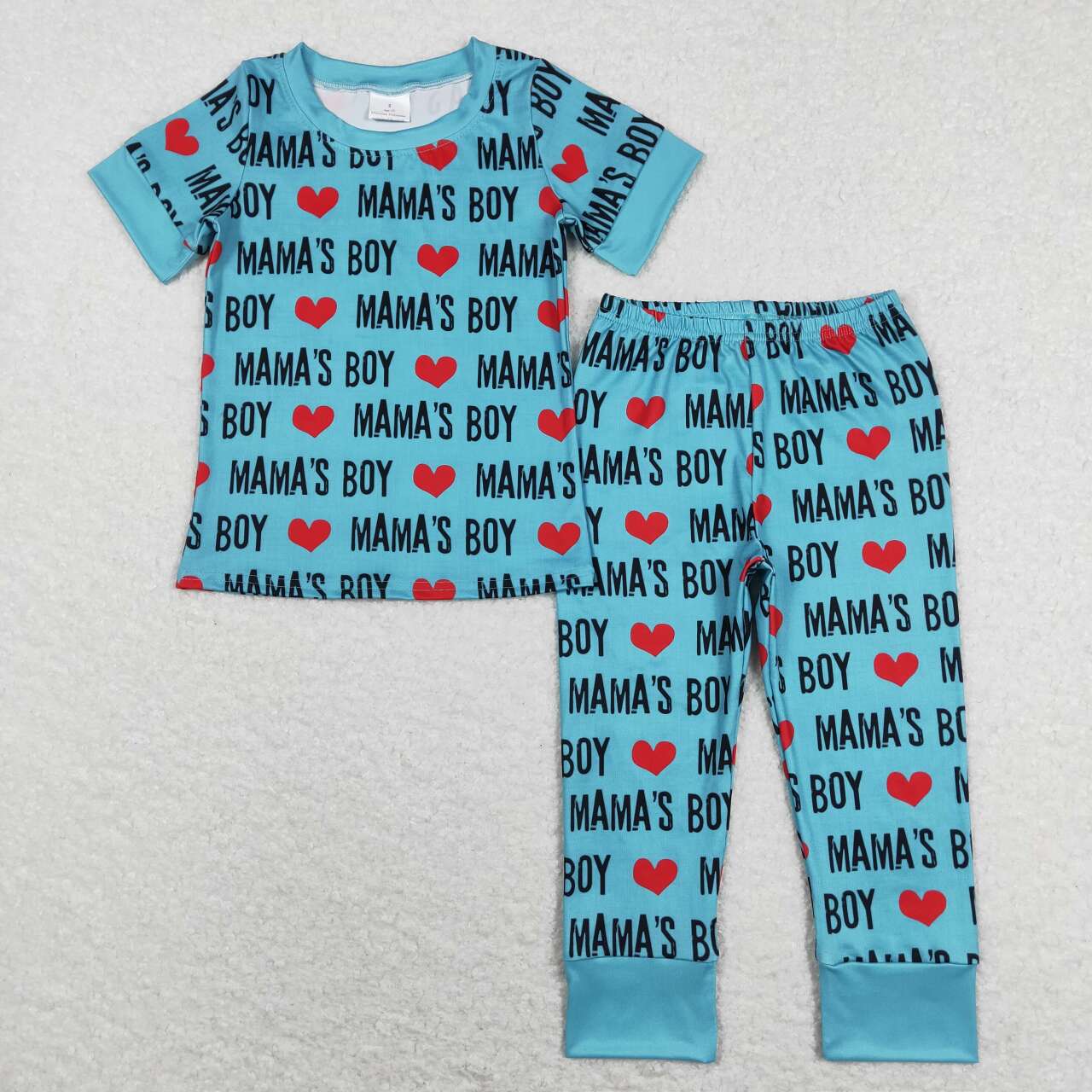 mamas boy short sleeve Valentines day outfit