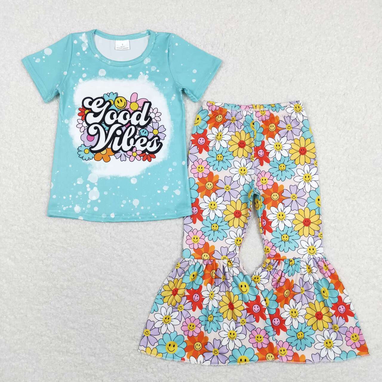 sunflower baby girls boutique clothing set