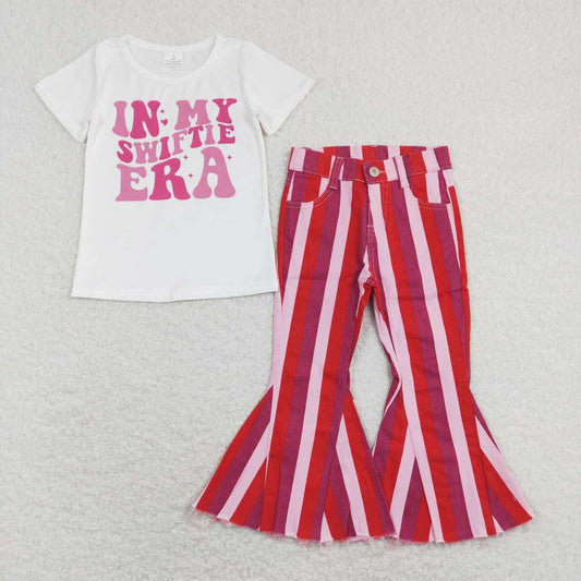 country girl music shirt pink stripes bell bottoms outfit