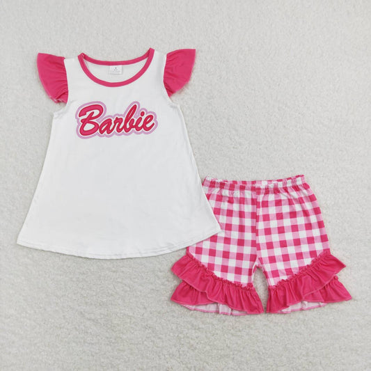 pink doll baby girls boutique outfit