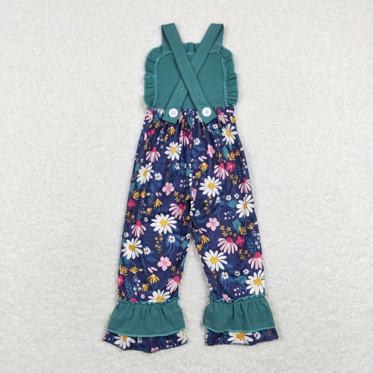 baby girls floral boutique jumpsuit