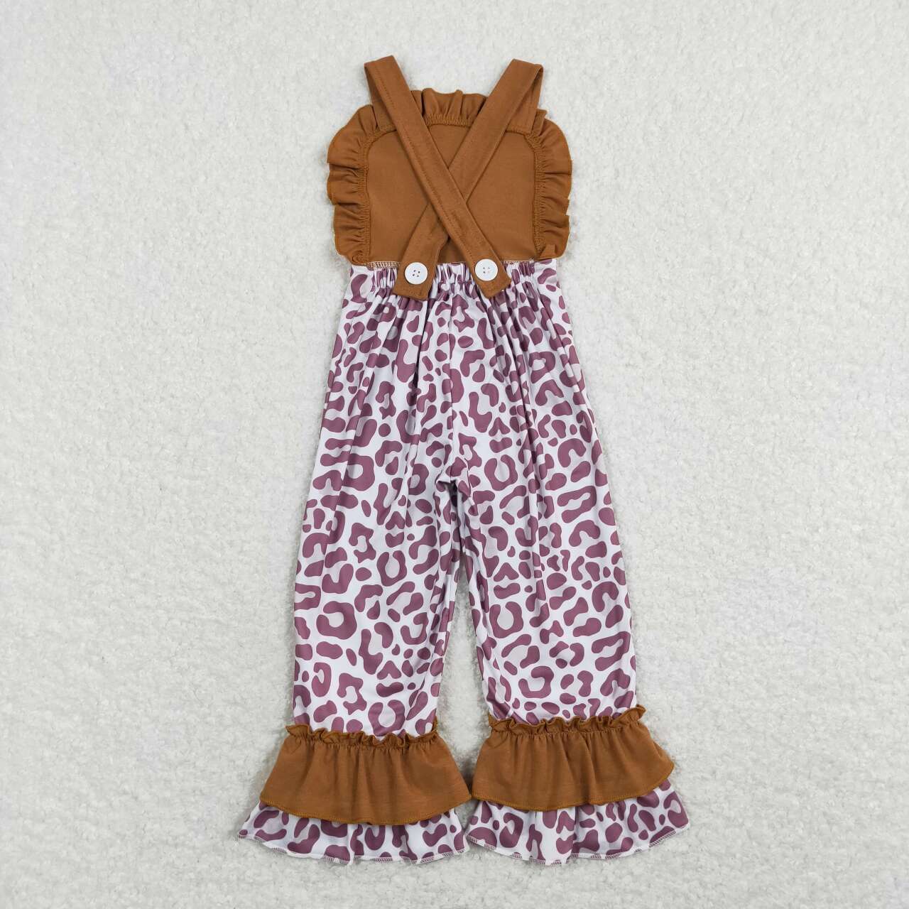 baby girls cheetah jumpsuit