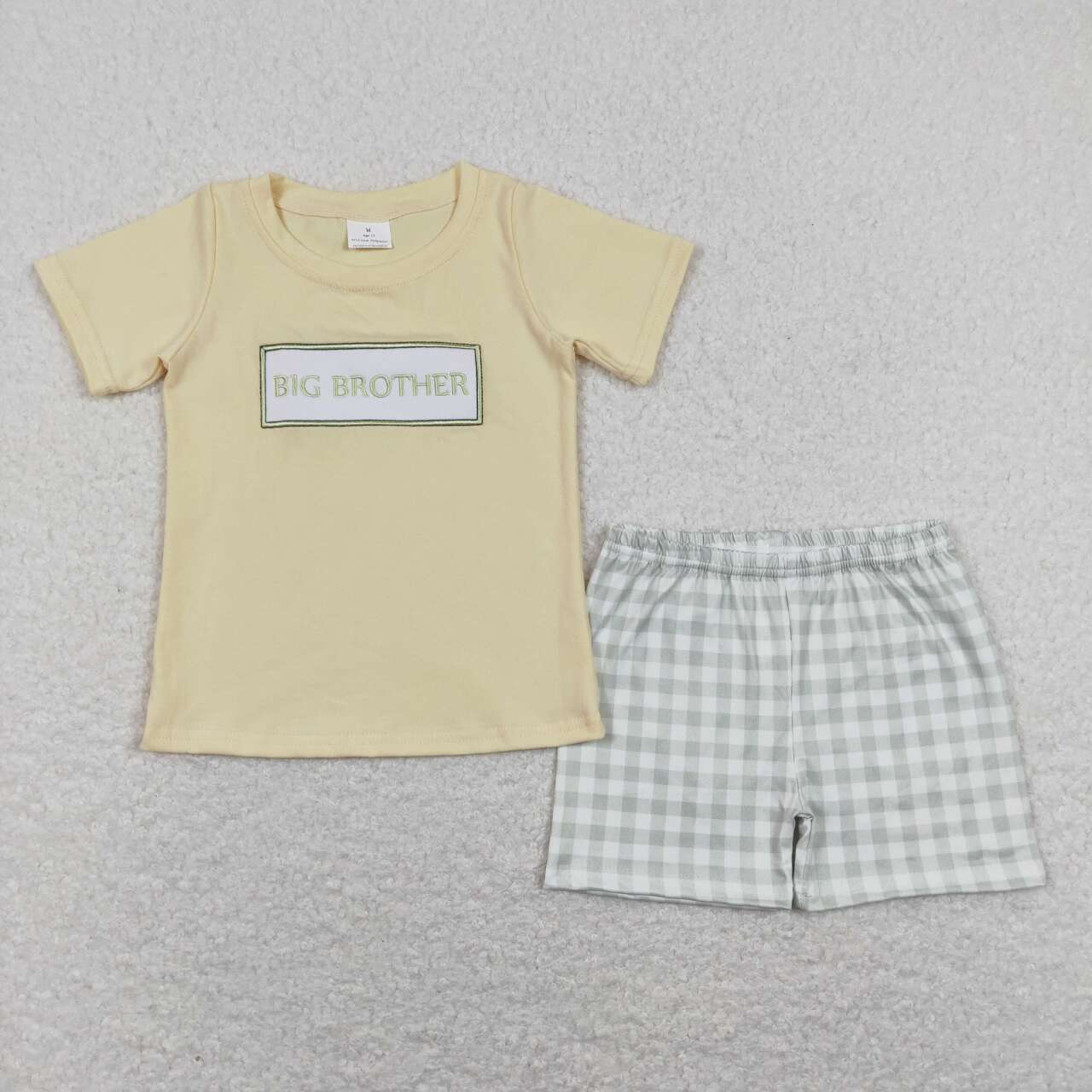 big brother baby boy summer outfit