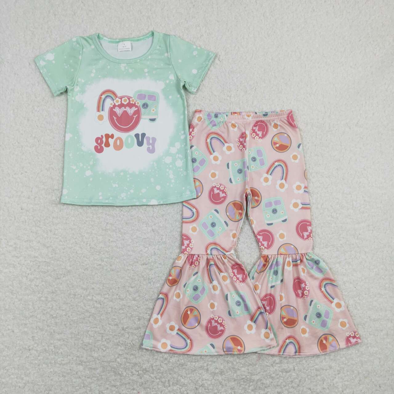 baby girls groovy camping clothing set