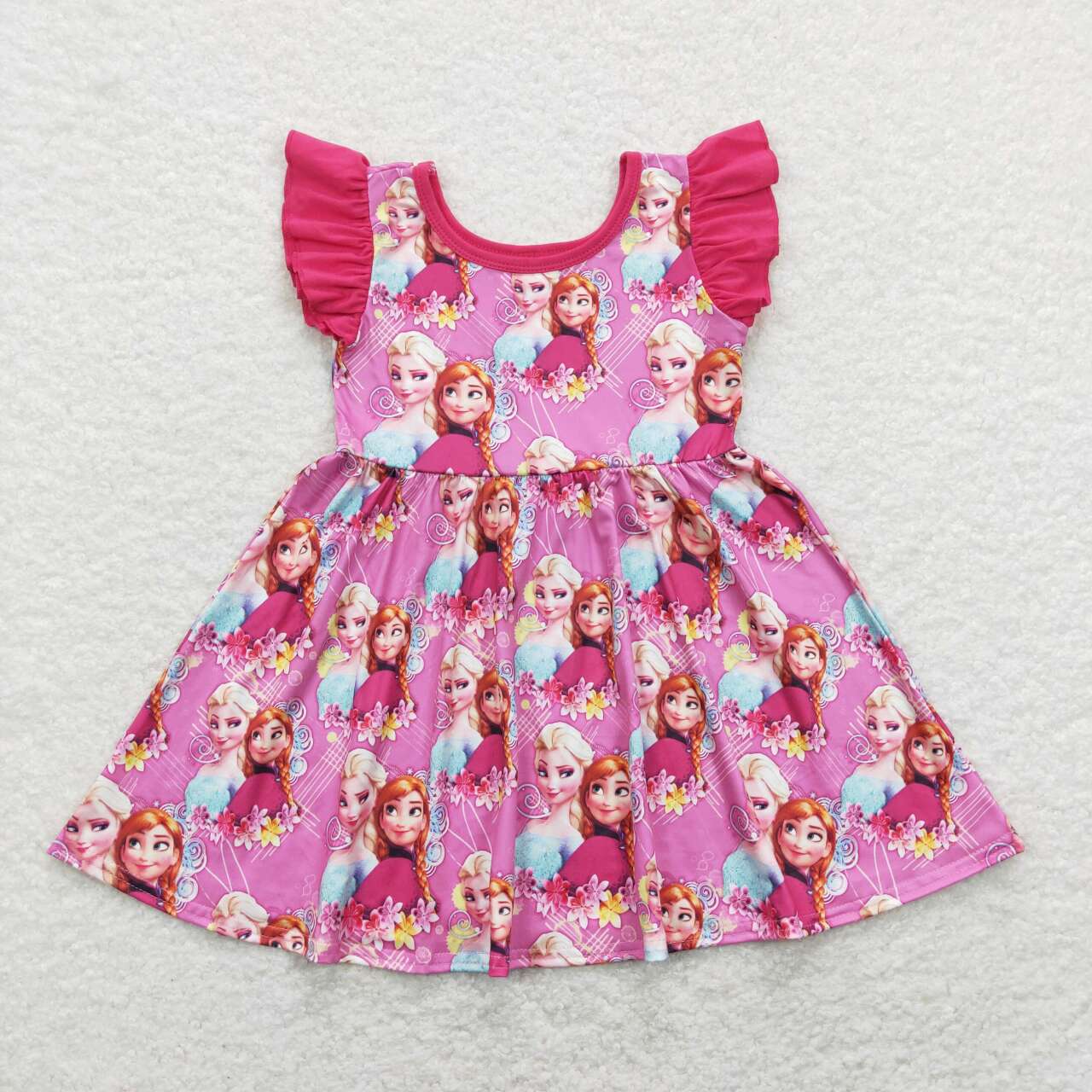 baby girls  cartoon princess dress