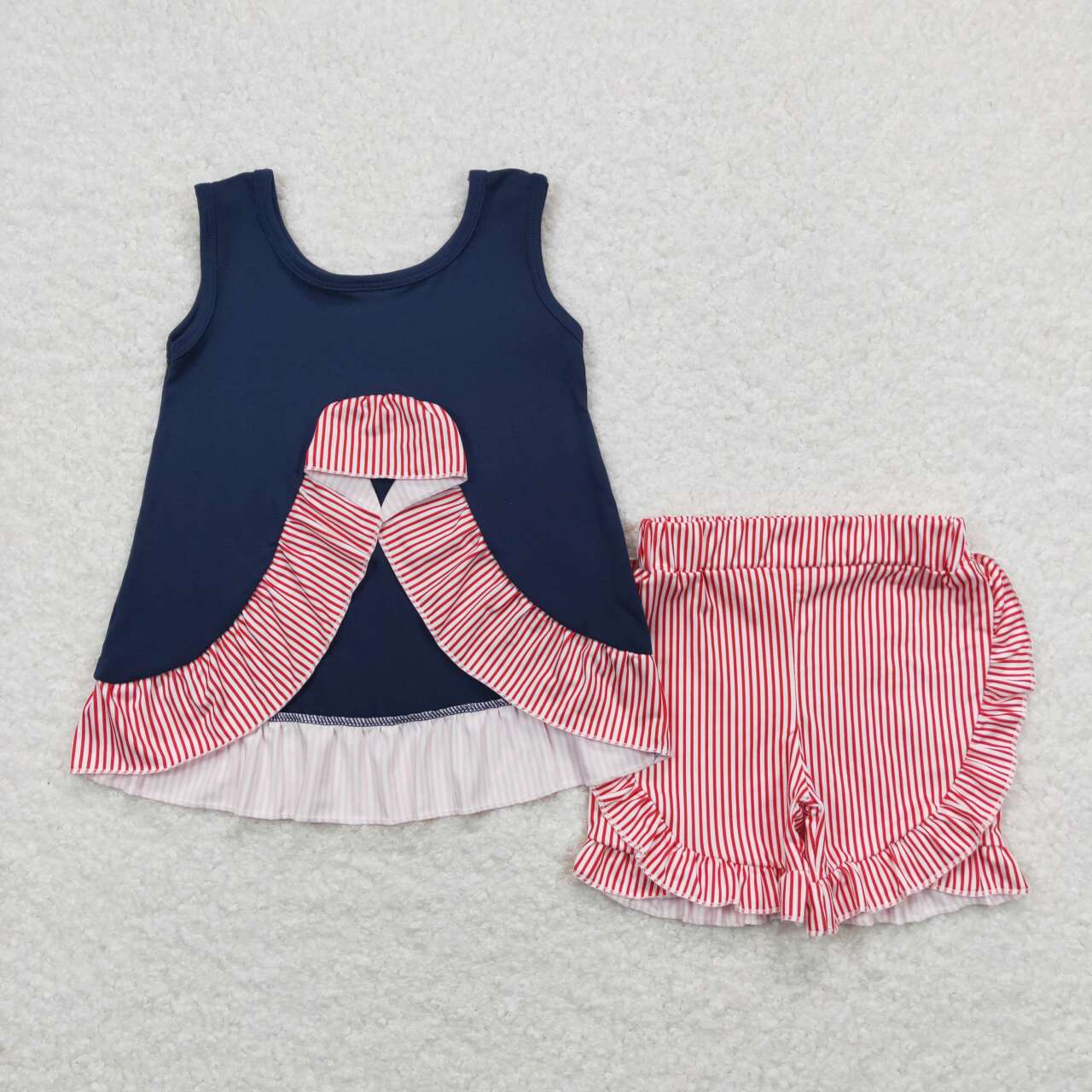 baby girls short sleeve embroidery baseball outfit
